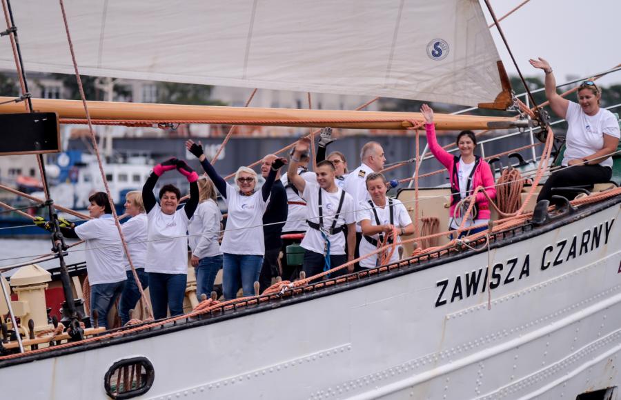 ONKOREJS ŻAGLOWCEM "ZAWISZA CZARNY"