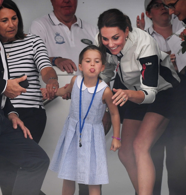 Księżna Catherine i księżniczka Charlotte