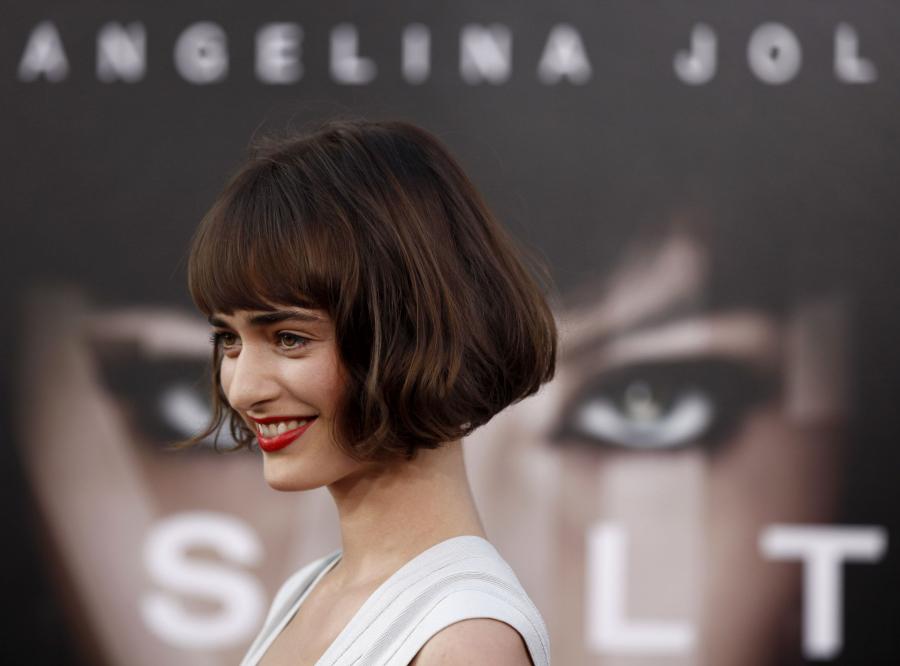 Angelina i Brad na premierze "Salt"