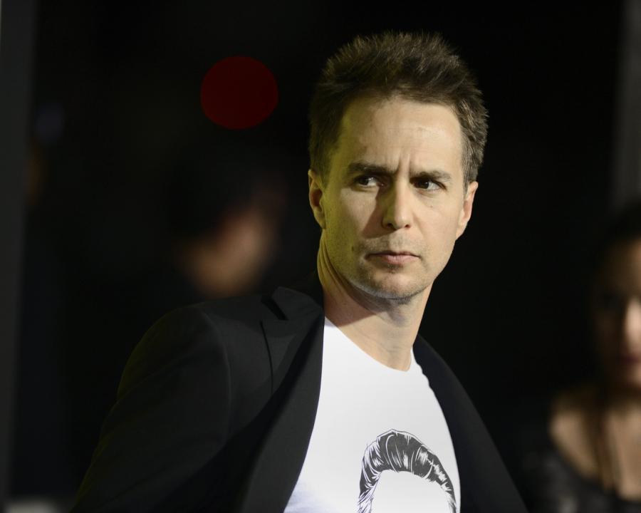 Sam Rockwell na premierze "Siedmiu psychopatów"