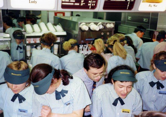Otwarcie restauracji McDonald's w Warszawie