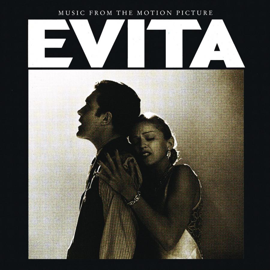 Madonna na okładce albumu z muzyką do filmu "Evita"