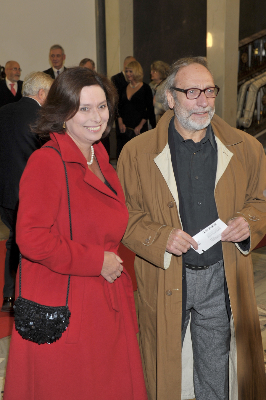 Małgorzata Kidawa-Błońska i Jan Kidawa-Błoński na premierze filmu "Wałęsa: Człowiek z nadziei"