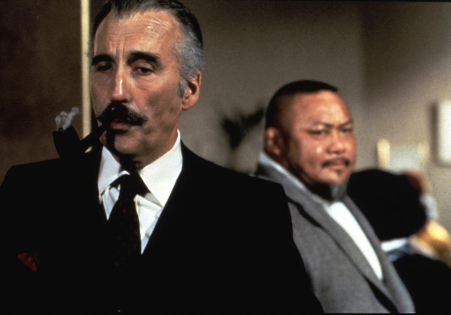 Christopher Lee w filmie "Oko za oko"