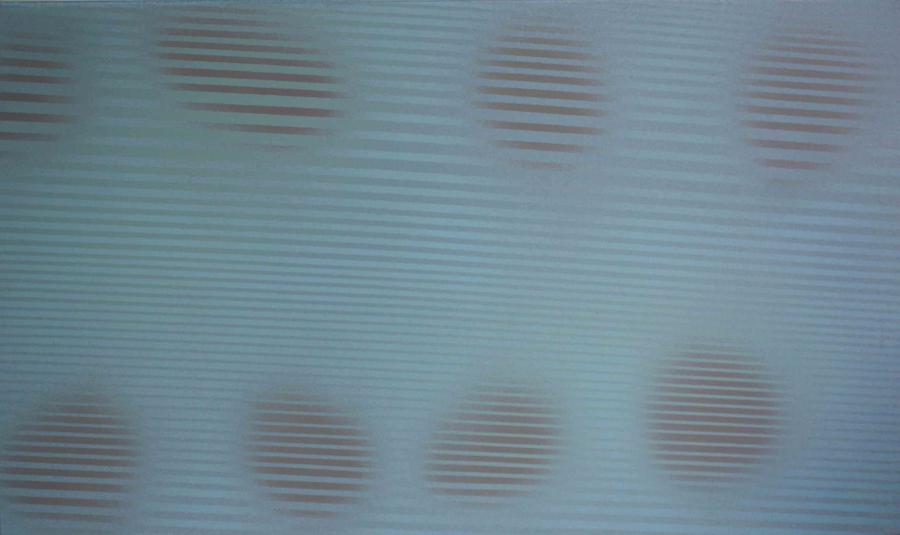 Interferencje XVIII, akryl na płótnie, 150x90 cm