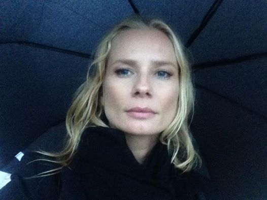 Magdalena Cielecka na "czarnym proteście"
