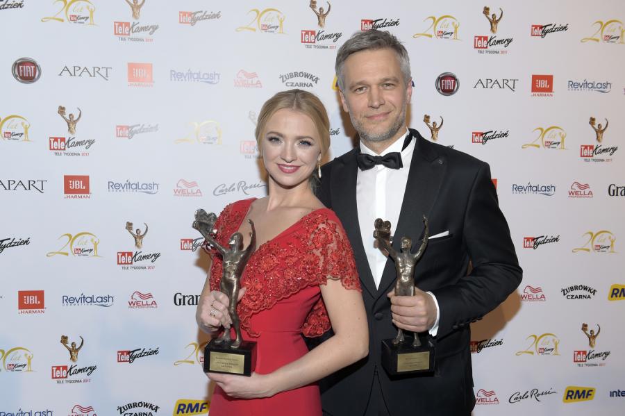 Telekamery 2017: Michał Żebrowski i Barbara Kurdej-Szatan